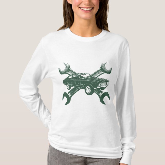 Oldsmobile 1970 442 tee shirt (Framsida)