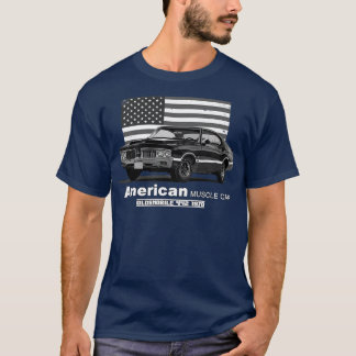 Oldsmobile 442 Amerikansk Muskel 60s 70s Gammalt ä T Shirt
