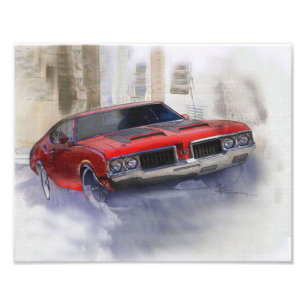 Oldsmobile 442 fototryck