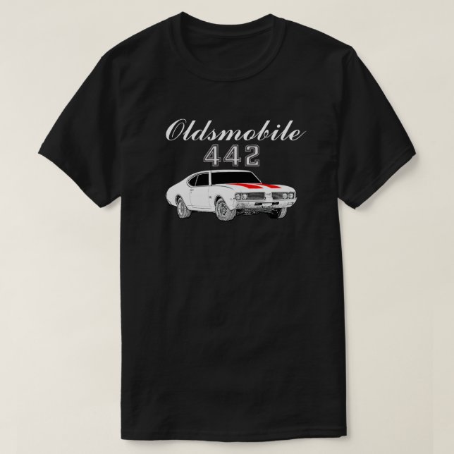 OLDSMOBILE 442 T-SHIRT (Design framsida)
