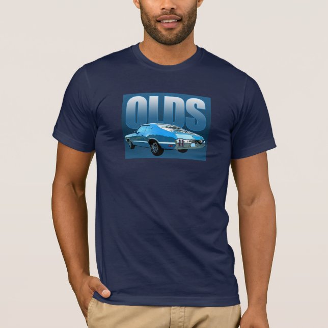 Oldsmobile Cutlasst-shirt. 1970 Tee Shirt (Framsida)