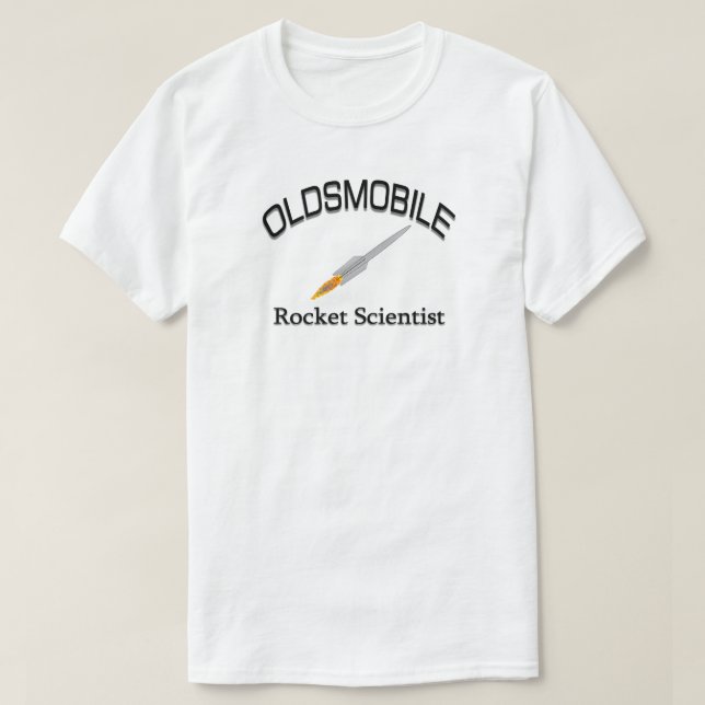 OLDSMOBILE-RAKETFORSKARE TEE SHIRT (Design framsida)