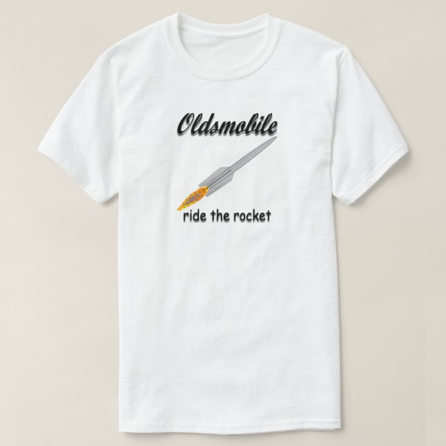 OLDSMOBILE-RITT RAKET T-SHIRT (Design framsida)
