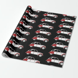 Oldtimer 2CV Dolly Rot Presentpapper