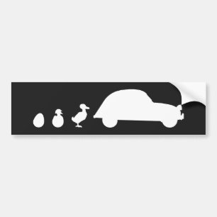 Oldtimer 2cv Ente Evolution Bildekal