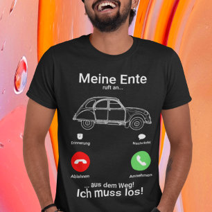 Oldtimer 2cv Ente Silhouette Smartphone T Shirt