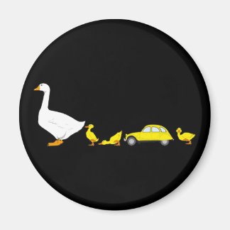 Oldtimer 2cv Entenfamilie Magnet