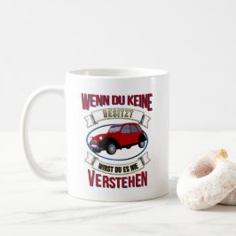 Oldtimer 2cv Liebhaber Spruch Kaffemugg