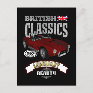 Oldtimer AC Cobra British Beauty Vykort