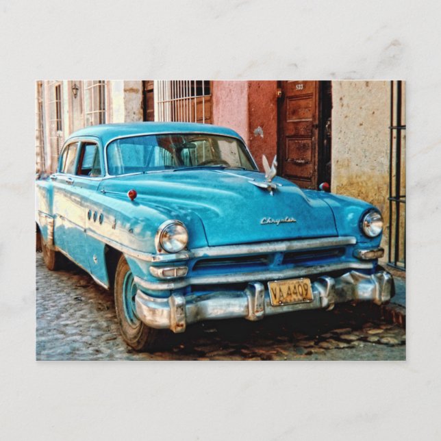 Oldtimer auf Kuba Vykort (Framsida)