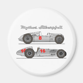 Oldtimer Deutschland 1939 Auto-Union Sielberpfeil Magnet