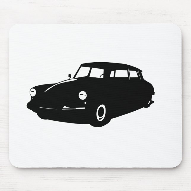 Oldtimer Ds19 Citroen La Déesse Illustration Musmatta (Framsidan)