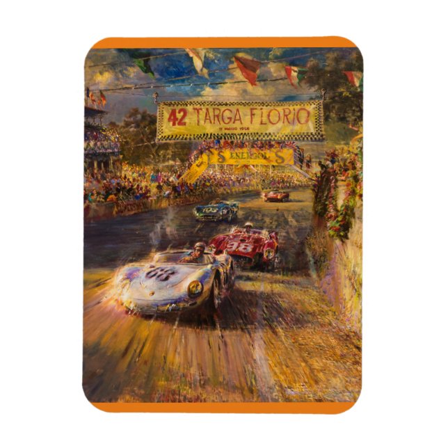 Oldtimer tävling magnet (Vertikal)