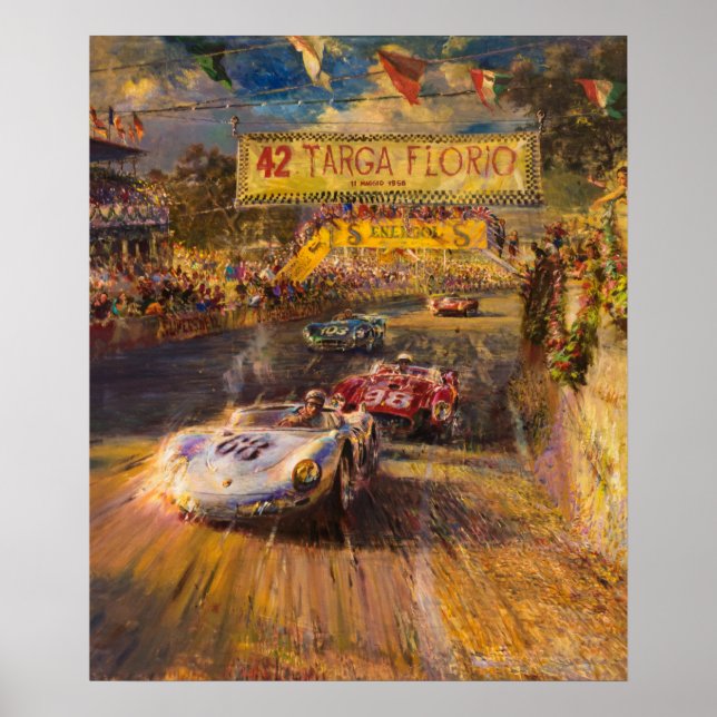Oldtimer tävling poster (Framsidan)