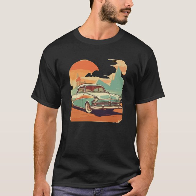 oldtimer vintage shirt graphics t shirt (Framsida)