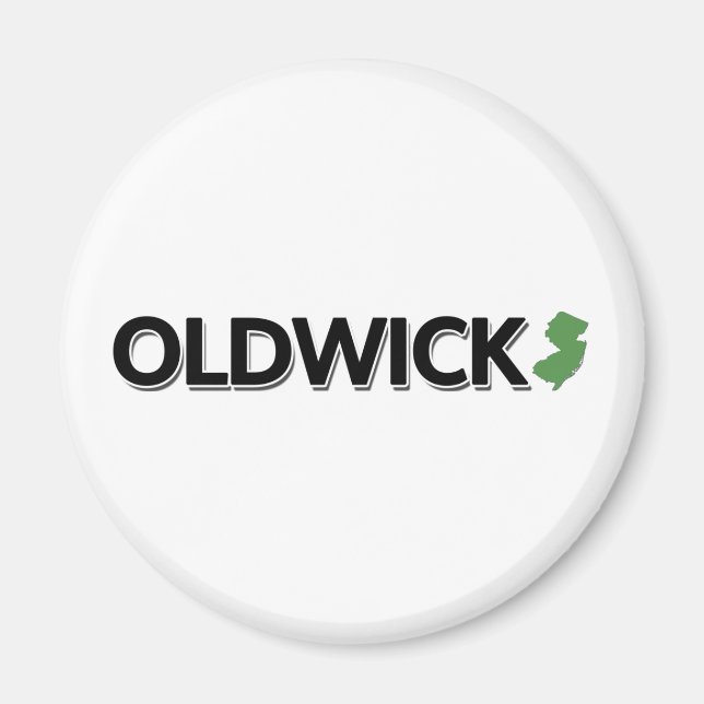 Oldwick, New jersey Magnet (Framsidan)