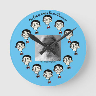 Ole Crazy Clocks Rund Klocka