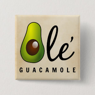 Ole Guacamole Avocado Humor Knapp