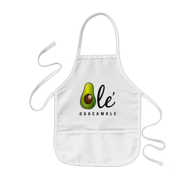 Ole Guacamoleavokadohumor Barnförkläde (Framsidan)