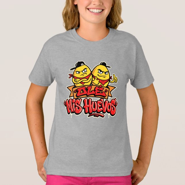 Ole mis huevos 2 t shirt (Framsida)
