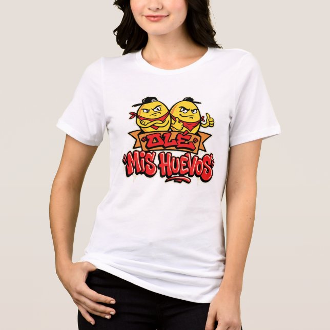 Ole mis huevos 2 t shirt (Framsida)