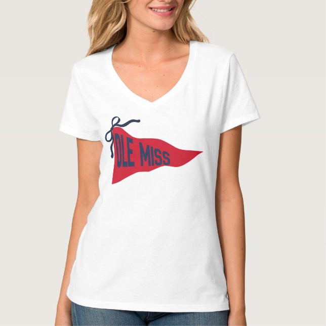 OLE MISS DENIM T-SHIRT (Framsida)