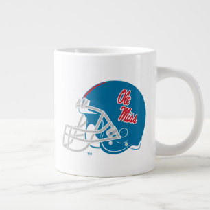 Ole Miss Football Helmet Ljusblå Jumbo Mugg