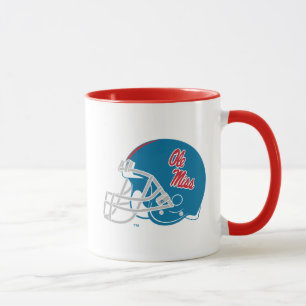 Ole Miss Football Helmet Ljusblå Mugg