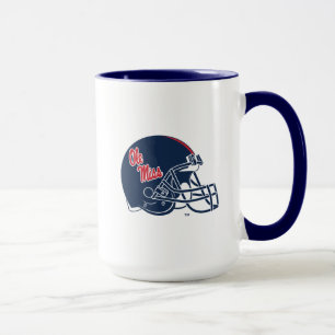 Ole Miss Football Helmet MÖRK BLÅTT Mugg