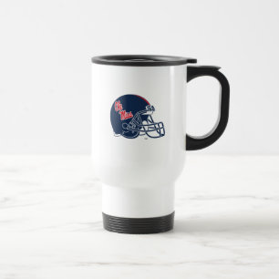 Ole Miss Football Helmet MÖRK BLÅTT Resemugg