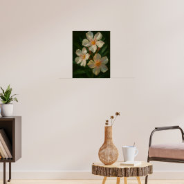 Oleander: Toxic Elegance Impressionist Oil Art Poster