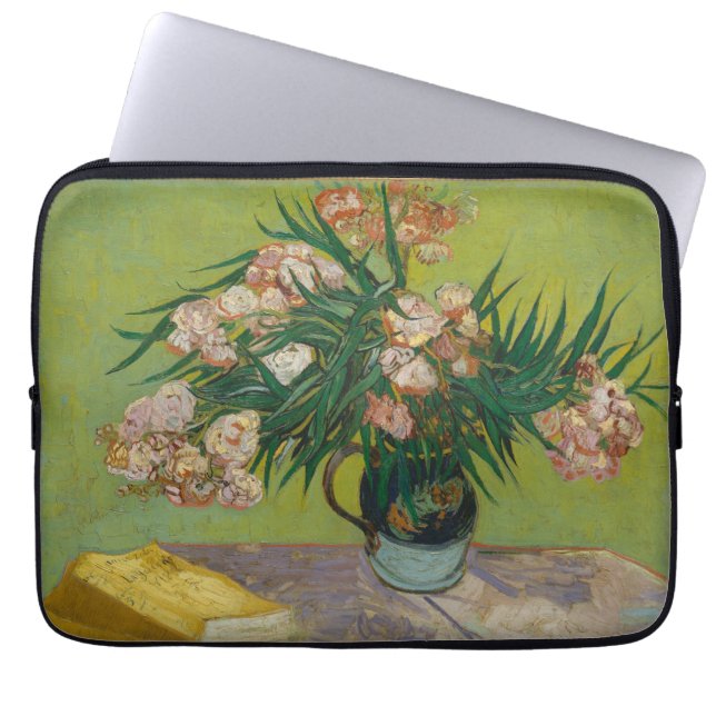 Oleander Van Gogh Painting Laptop Fodral (Framsidan)