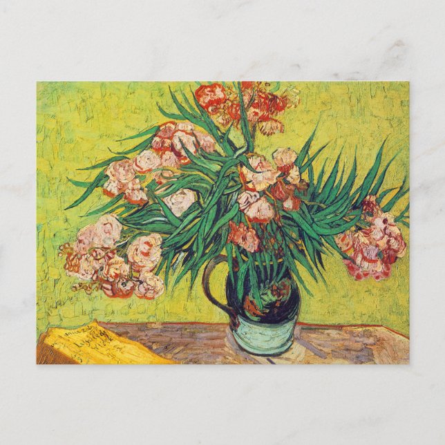 Oleanders Print av Vincent van Gogh Vykort (Framsida)