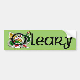 O'Leary Celtic Dragon Bumper Sticker Bildekal
