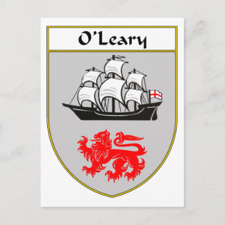 O'Leary Jacka of Arm/Family Crest Vykort