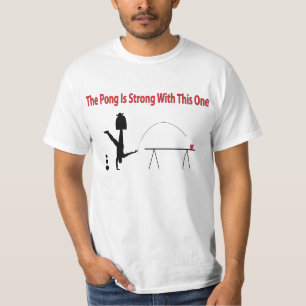 Ölen Pong är den starka skjortan i röd text öv T-shirt