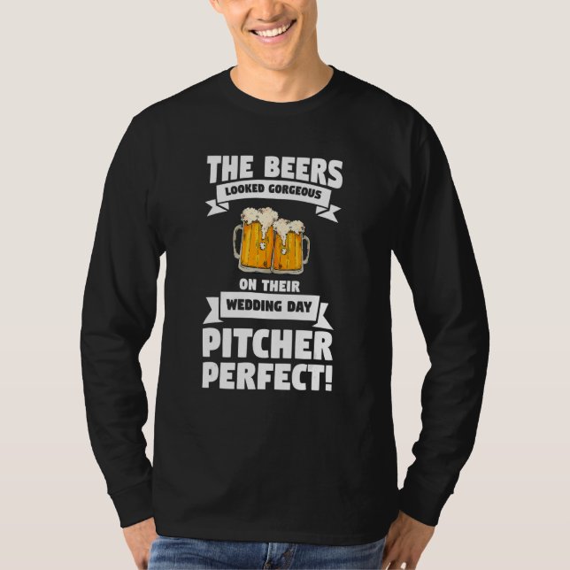 Ölen såg underbar ut på deras bröllopsdag Kanna T Shirt (Framsida)