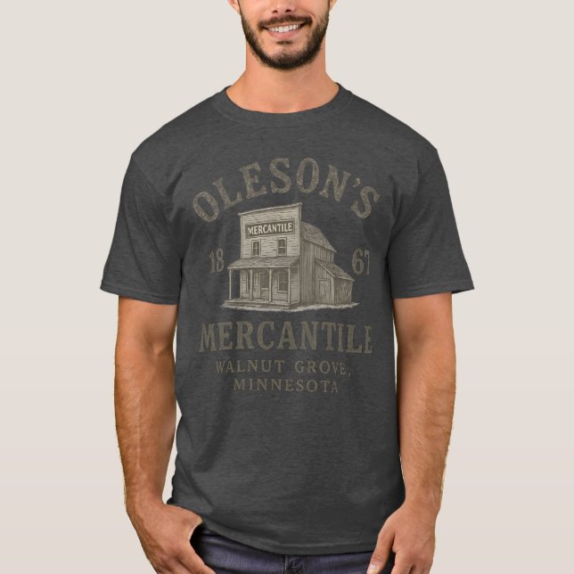 Oleson's Mercantile T Shirt (Framsida)