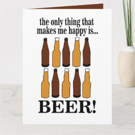 Ölflaska Roligt Öl Kort