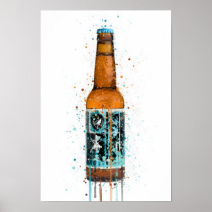Ölflaskor Väggkonsttryck 'Rebel Rebel' Poster