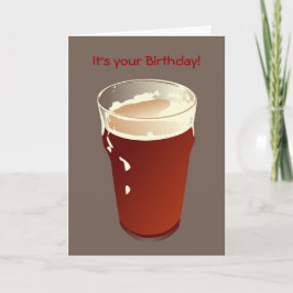 Ölfödelsedagkort Kort