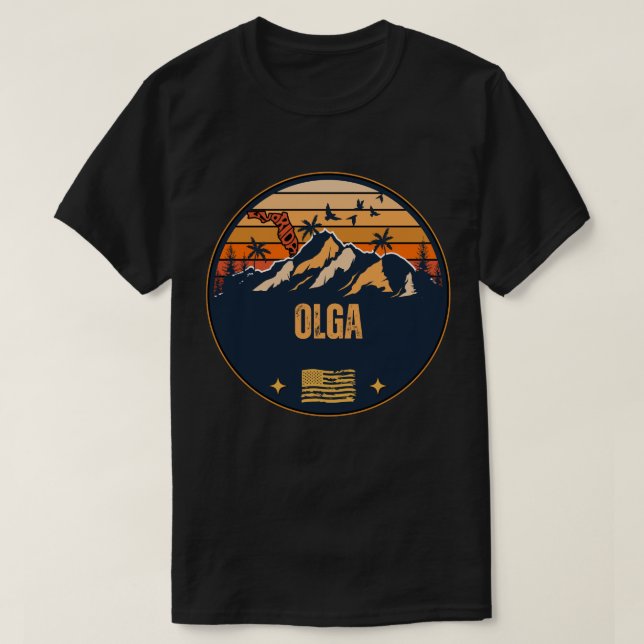 Olga, Florida  T Shirt (Design framsida)