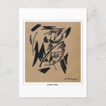 Olga Rozanova #162 - vykort för konst