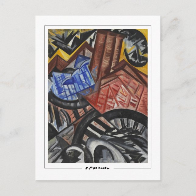 Olga Rozanova #97 - vykort för konst (Framsida)