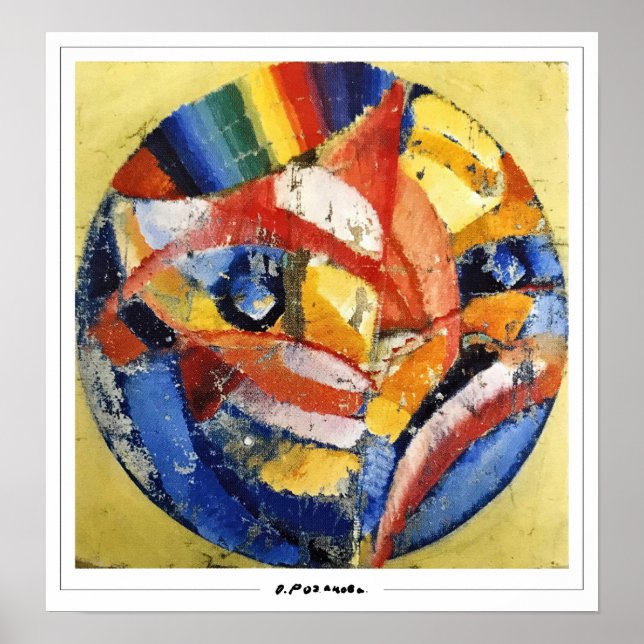 Olga Rozanova Zedign Art Poster #2 (Framsidan)