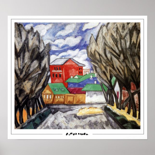 Olga Rozanova Zedign Art Poster nr 17 (Framsidan)