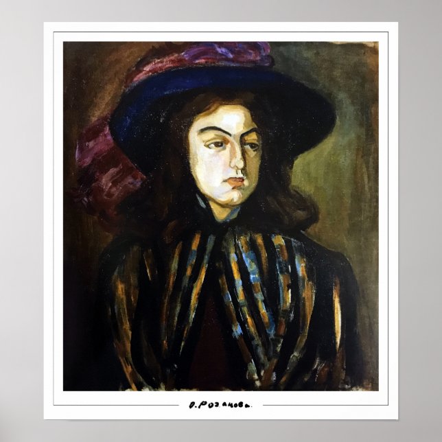 Olga Rozanova Zedign Konstaffisch #141 Poster (Framsidan)