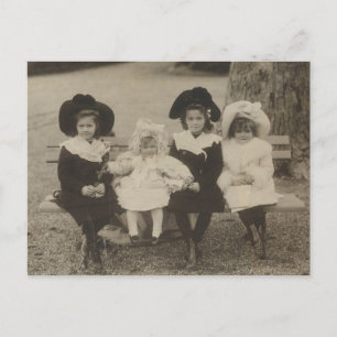 Olga, Tatiana, Marie, Anastasia Romanov 1903 Vykort