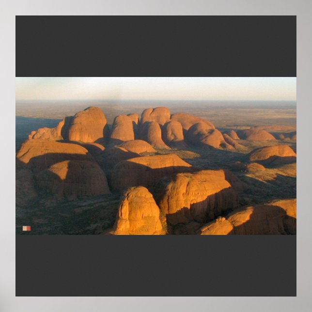 Olgas i Dawn - Australien Poster (Framsidan)