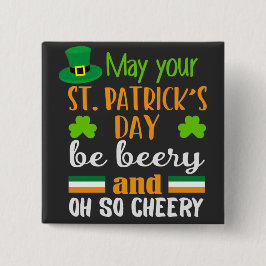 Ölglad St. Patricks dag Knapp